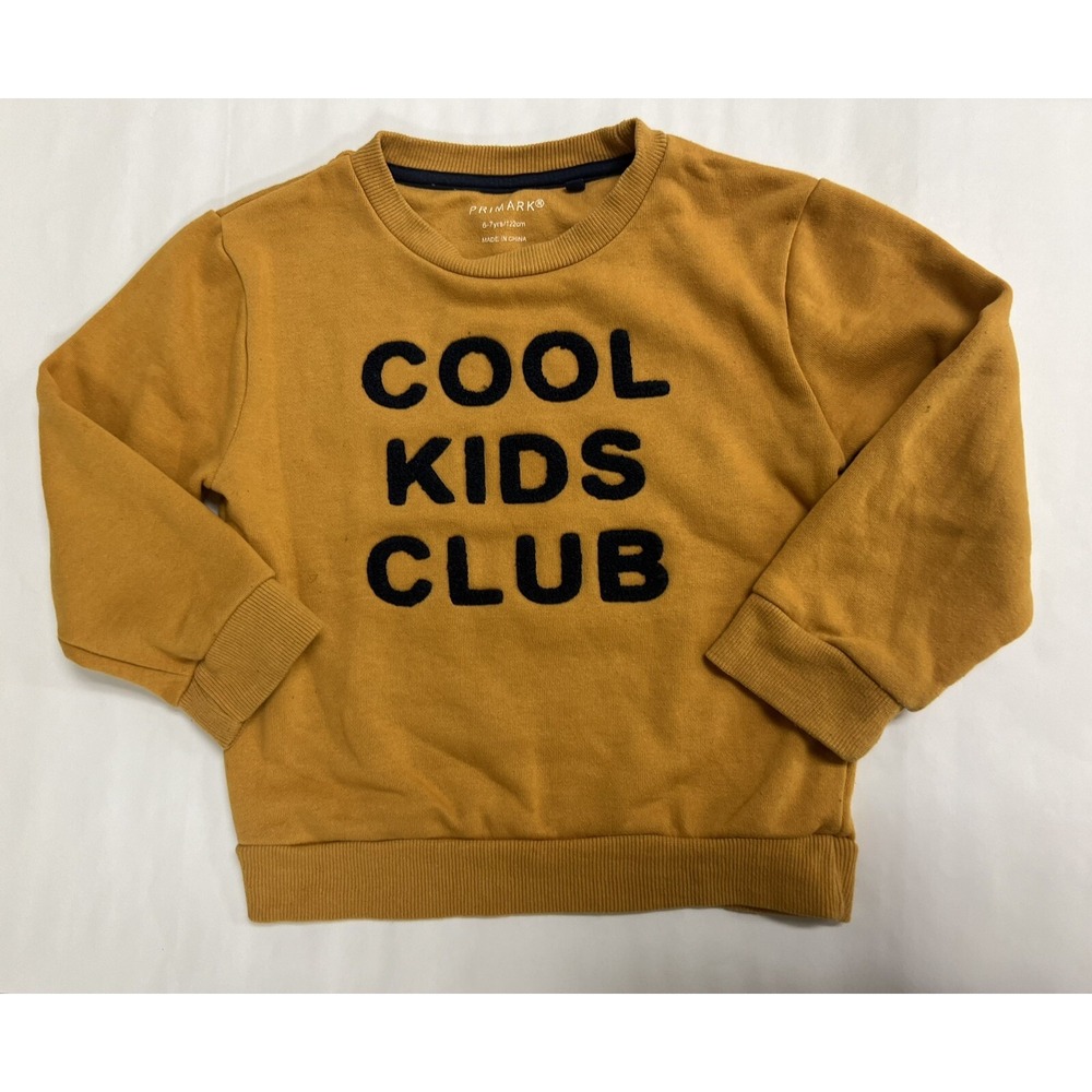 6-7 years Primark 'Cool Kids Club' Sweatshirt